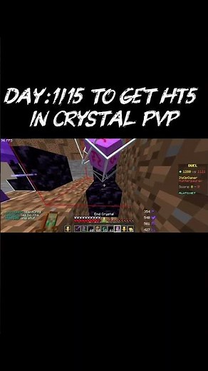 Day:1/15 to get HT5 in crystal PvP #minecraft #cpvp #ht5 #shorts