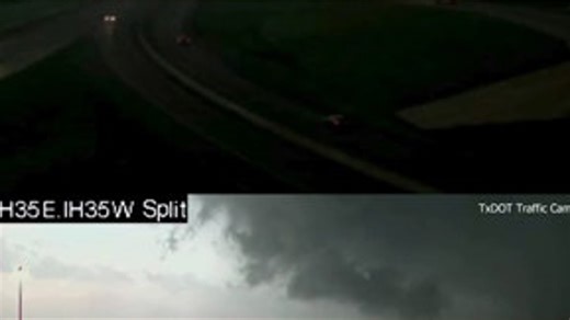 WATCH: Storm roll through Hillsboro in North Central Texas