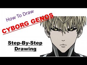 How to draw Cyborg Genos from One Punch Man Easy Drawing