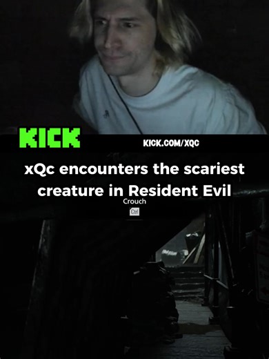 xQc Encounters The Scariest Creature In Resident Evil Requiem 💀😭 #xqc #residentevil