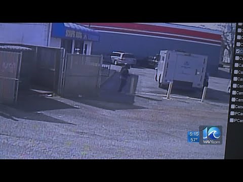 Surveillance video shows staged robbery of armored truck in Norfolk