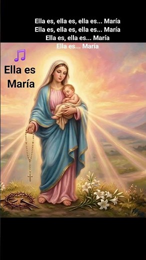 Ella es María (Ella es) - Cantos Católicos #shortscatólicos #músicacatólica #cantosmarianos