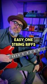 Rock the BAD TO THE BONE Riff on One String – Beginner Guitar Tutorial