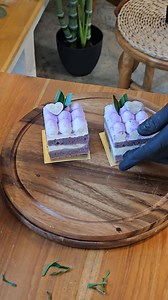 19K views · 156 reactions | How to decorate taro cake? (Recipe in the comments) | DeerBunnyเค้กโฮมเมด | Facebook