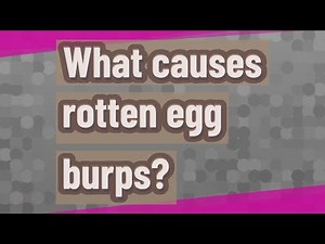What causes rotten egg burps?