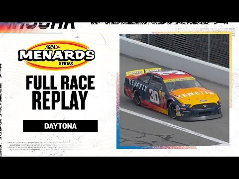 Cleetus McFarland's first career ARCA Race | Ride the 'Dente 200 from Daytona | Full Race Replay