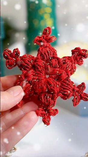Christmas Snowflake Crochet Idea ❄️