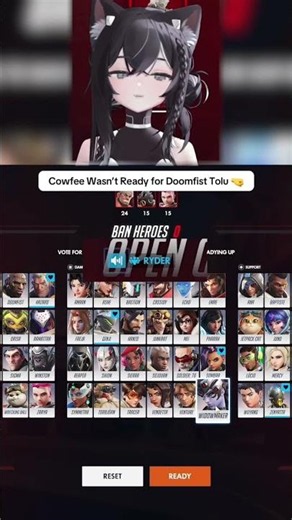 Cowfee Wasn't Ready for Doomfist Tolu #overwatch2 #cowfee #doomfist