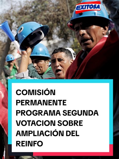 Votación del Proyecto REINFO en el Congreso de Perú