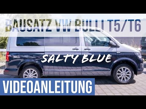 VW Bulli T5 / T6 - Komplette Möbelzeile als Bausatz. Wohnmobilausbau selbst gemacht. So geht es.