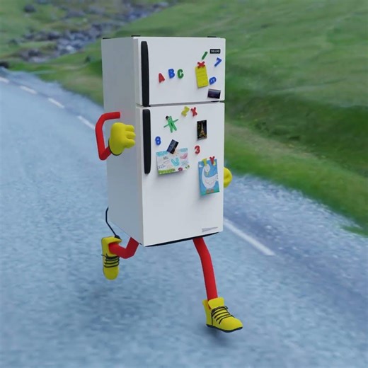 Is your fridge running? #blender #blender3d #jokes #cartoon