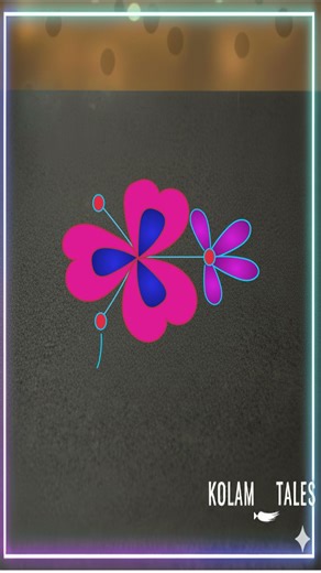 Easy Daily Simple Kolam | Beginners கோலம் Design | #satisfyingvideo #indianart #rangolikolamdesigns