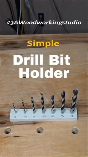 DIY Drill Bit Holder | Easy Drill Storage from Scrap Wood