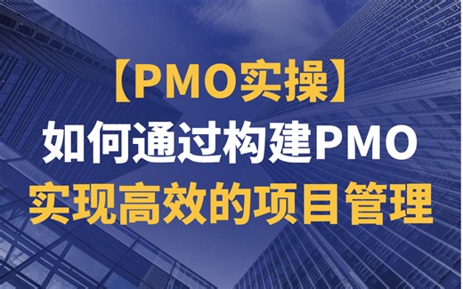 【PMO实操】如何通过构建PMO实现高效的项目管理？