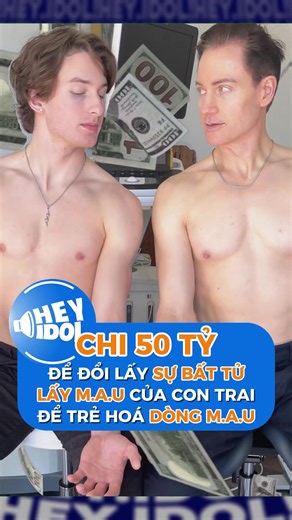 Chu 50 tỷ mỗi năm để đổi lấy sự bất tử? #heyidol #bryanjohnson #fyp #viral #xuhuong