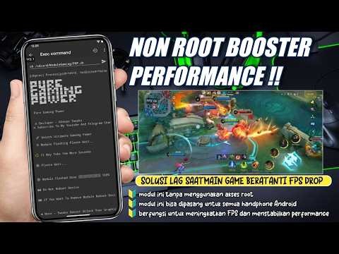 Modul Gaming Non Root Booster Performance 120 GPS Mobile Legends Support Semua HP Android