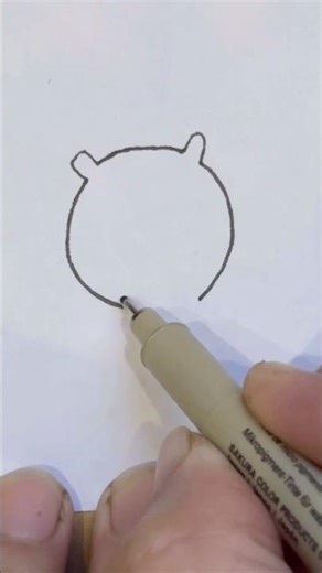 How to Draw Chubby Hippo 🦛🦛 / Hippo Drawing #shorts #artisthemlata #youtube #hippo #trending #art