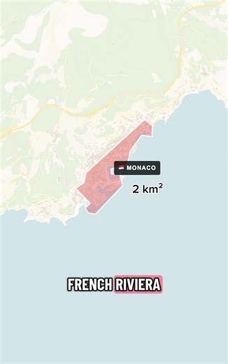 Top 5 smallest countries in the world by land area #geography #map #world #facts #fyp