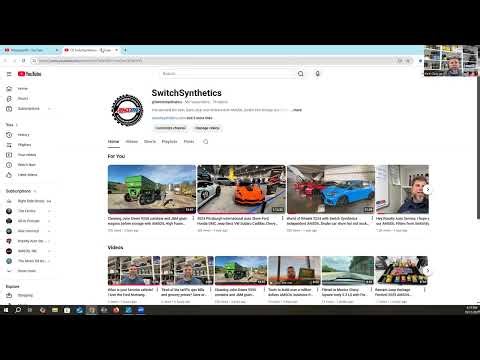 New YouTube Channel! Pittsburgh Oil is now Switch Synthetics