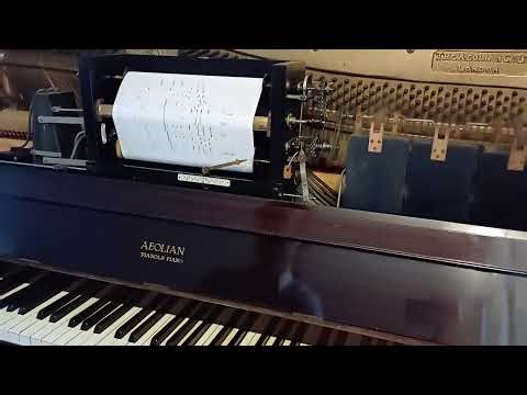 Anchors Aweigh played on a 1920s Aeolian pianola (player piano)