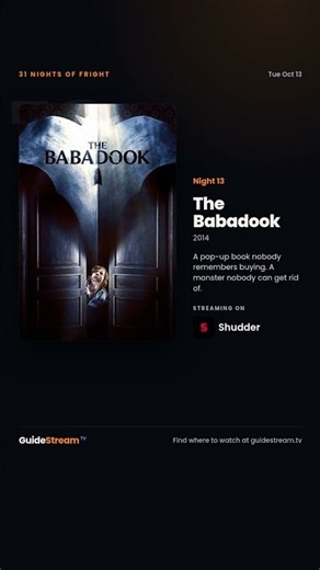 Night 13: The Babadook — where to stream it