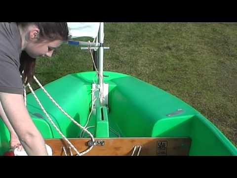 How to rig a Optimist dinghy