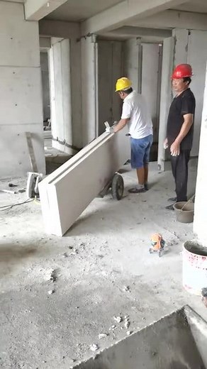 alc轻质隔墙板如何安装alc板材？宁波中墙讲解：alc板材需要经过哪些方法处理和哪些配件组合施工？