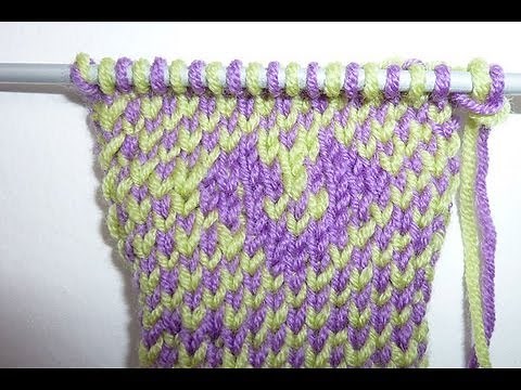 Two-tone knitting Super Easy * The Fair Isle Knitting Revolution by eliZZZa