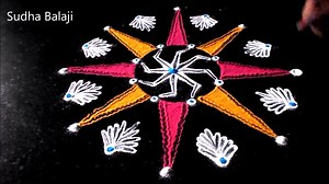 30K views · 1.1K reactions | Use of ice cream sticks in rangoli patterns - visit for rangoli , craft, recipes https://www.youtube.com/user/Rangolisansdots | Rangoli sans dots | Facebook