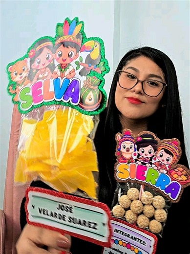 Recuerditos de las 4 regiones para niños - souvenir Fiestas Patrias
