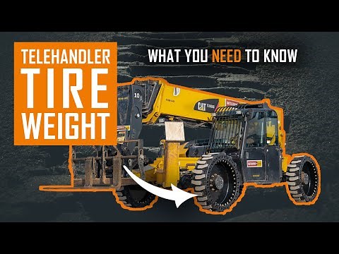 Telehandler Tire Weight - What you NEED to know | Solid Telehandler Tires