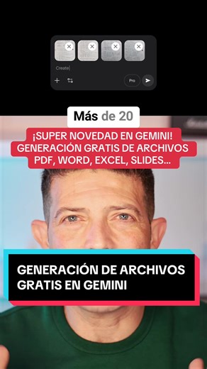 Google ha activado para TODOS los usuarios de Gemini (gratis y en todo el mundo) la capacidad de generar archivos descargables directamente desde el chat: PDFs, Word, Excel con fórmulas, Google Docs/Sheets/Slides, CSV, LaTeX, RTF, TXT y Markdown #productividad #google #archivos #presentaciones
