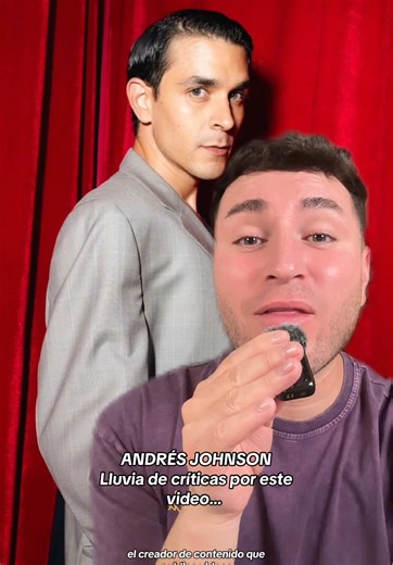ANDRÉS JOHNSON💥Lluvia de críticas por este video… #andresgjohnson #andresjohnson #chismesito #noticias #soyeddynieblas