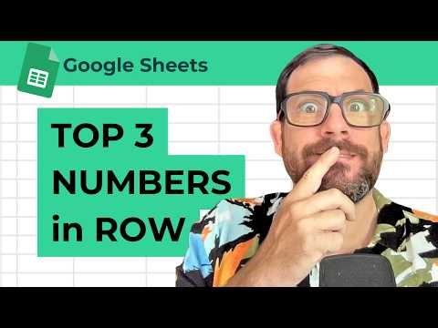 How to Highlight Top 3 Numbers in Row