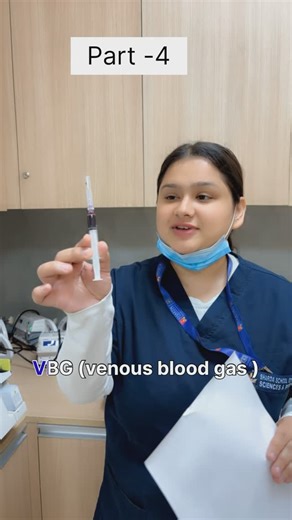 MountMedicoRN (MMRN) on Instagram: "VBG (venous blood sample) ✅ VBG stands for venous blood gas, a blood test that measures the acidity (pH), carbon dioxide tension (PvCO2), and other components of blood. It's used to assess acid-base disturbances and ventilation . .. #medicalvideos #medicalreels #medicalprocedures #nursingpractices #icunurse #icutech #icunurses #nursingprofession #nursingschoollife #medicalprofessionals #nursingcollege #nursingexam #procedures"