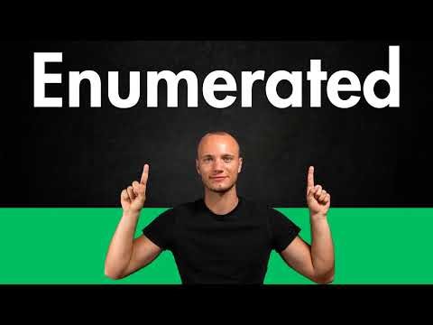 How to Pronounce ENUMERATED (Correctly)
