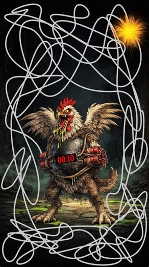 Rooster's Last 10 Seconds #shorts #animation