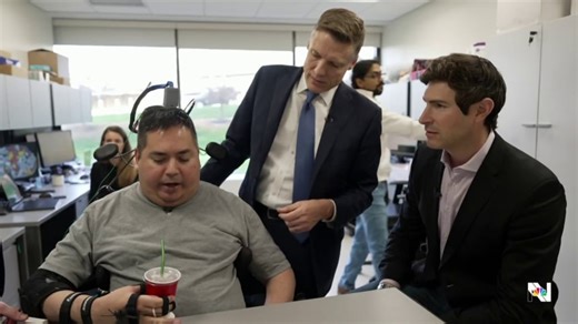 Brain implant helps man with paralysis regain movement