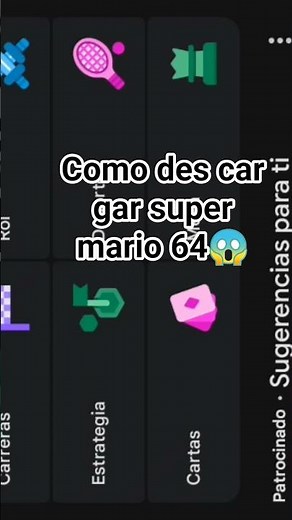como descargar super mario 64