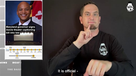 17K views · 463 reactions | Maryland governor signs movie theater captioning bill into law Transcript: www.dailymoth.com/blog/maryland-governor-signs-movie-theater-captioning-bill-into-law | The Daily Moth | Facebook