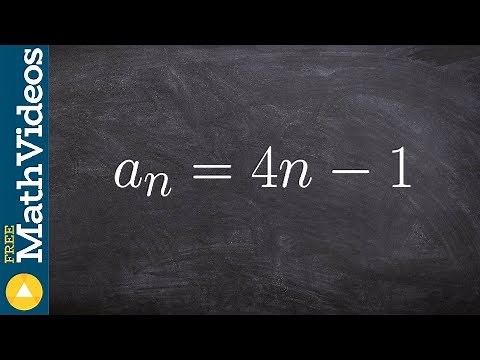 Write the first five terms of a sequence given the rule