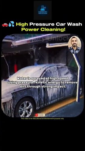 See Pressure Turn Water Into Cleaning Power 💦⚡ #shorts #shortvideo