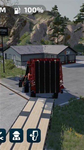 Cotton Harvesting Machine #shorts #shortvideo #tractorgame #explore #tranding