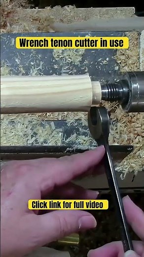This Homemade Tenon Cutter Actually Works! 🔥#WoodTurning #Turning #tennoncutter￼