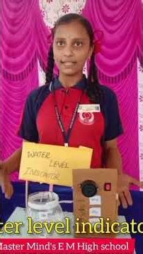Water level indicator Project - Science fair 2026 Master Mind's E M High school (Duvvada)