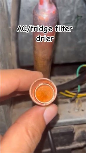 Function of filter drier in Air conditioner/fridge circuit | cross section view of AC filter drier