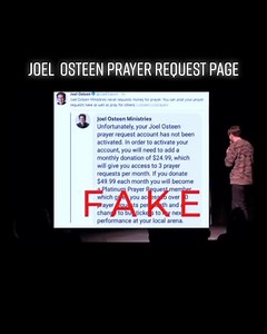 Joel Osteen's Prayer Request Page. 2019 San Francisco Sketchfest. www.patreon.com/PalmerTrolls | PalmerTrolls