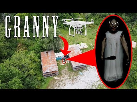 DRONE CATCHES CURSED GRANNY AT GRANNYS HOUSE IN THE MIDDLE OF THE FOREST | GRANNY CAUGHT ON DRONE!