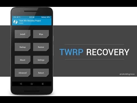 how to flash TWRP recovery image
