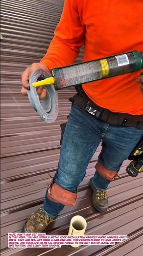 Metal Roof Sealing Process Using Butyl Tape & Sealant | Is This Method Efficient?.